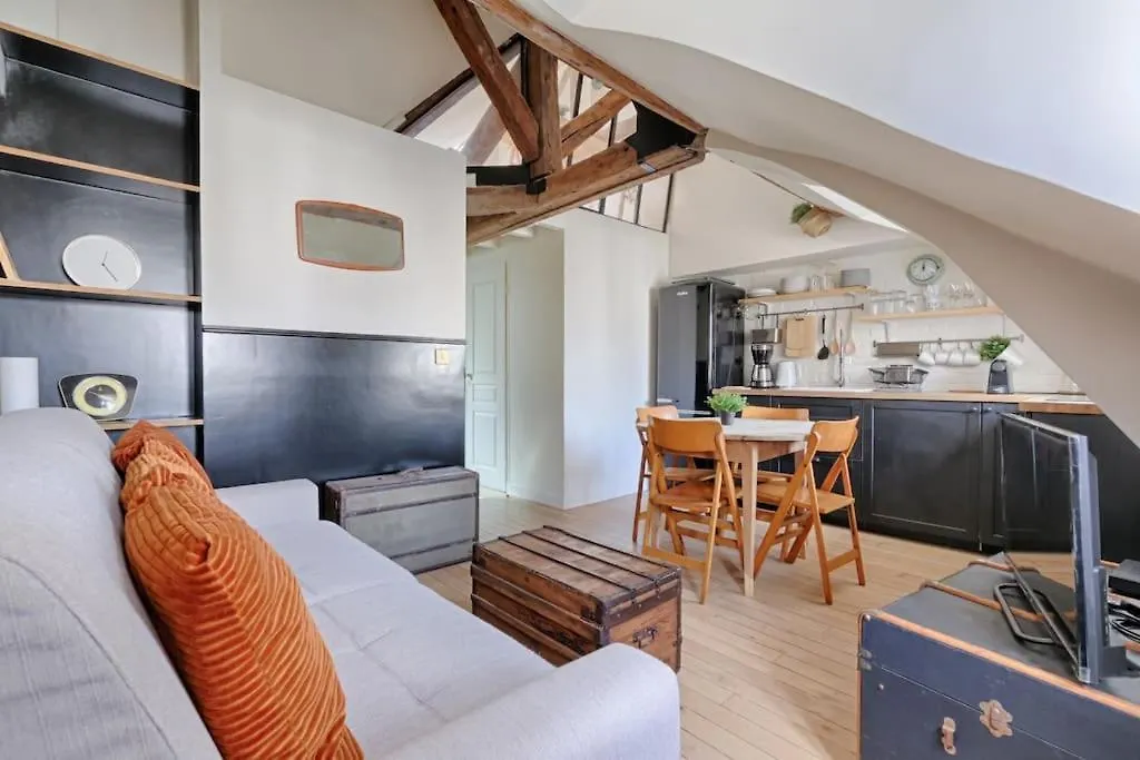 Mykeypers - Fantastic Designed Parisan Loft 2br/6p- Le Marais * Paryż